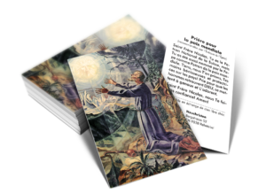 Petite image avec prière à saint Nicolas de Flue –<br>Patron de la paix mondiale