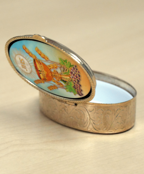 Rosenkranzdose Motiv "Kelch" – Bild 2