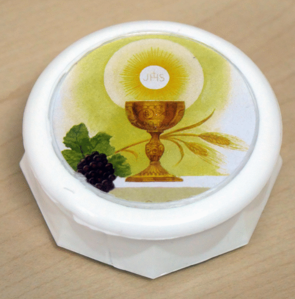 Rosenkranzdose Motiv "Schutzengel/Kelch" – Bild 2
